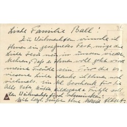 n°26756 - Noël - Enfants s'approchant d'une maison avec un gros sac de cadeaux