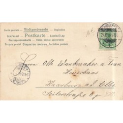 n°26759 - Noël - Fröhliche Weihnachten - Enfant apportant des poupées, et un sapin - Carte en relief