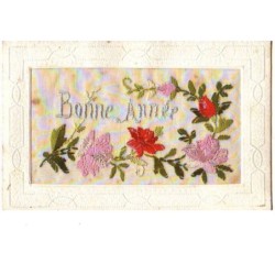 n°12901 - Carte Brodée -...