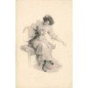 n°26800 - MM Vienne n°637 - Teckel sur les genoux d'une jeune femme