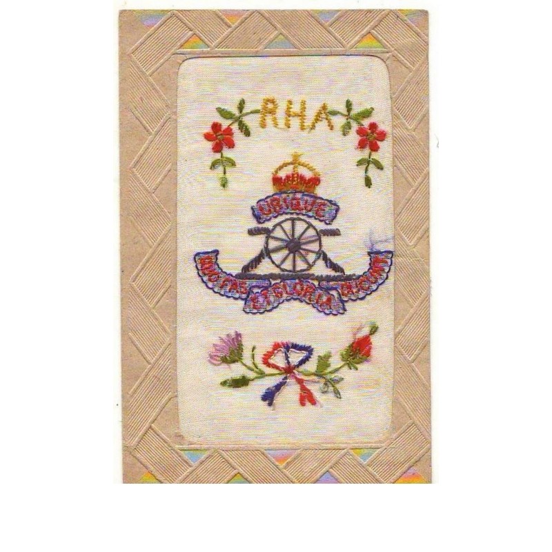 n°12904 - Carte Brodée - RHA - Ubique