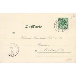 n°26815 - Fantaisie - Stroefer's serie III n°5192 - Un jeune couple gravant un coeur sur un arbre