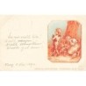 n°26816 - Fantaisie - Stroefer's serie III n°5192a - Cupidon essayant de réconcilier un couple