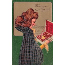 n°26823 - Carte Gaufrée -...