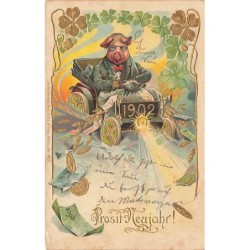 n°26831 - Carte Gaufrée -...