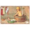 n°26853 - Illustrateur - A. Bertiglia - Une fillette dans un bain