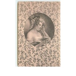 n°12916 - Jeune femme lisant
