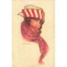 n°26856 - Illustrateur - A. Busi - Portrait d'une femme avec une voilette au niveau de la bouche
