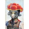 n°26857 - Illustrateur - Arthur Thiele - Chat habillée portant un chapeau