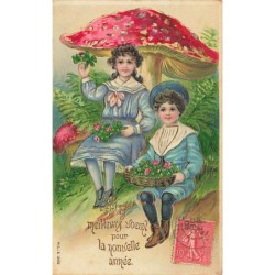 n°26882 - Carte Gaufrée -...