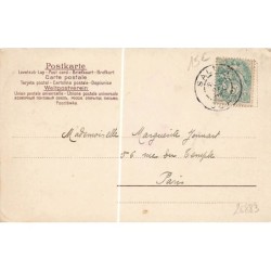 n°26883 - Nouvel An - 1906 - Femme jouant avec des hommes marionnette, jouant de la musique - surréalisme