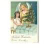n°12932 - Fröhliche Weihnachten - Ange gardien près d'une jeune fille allitée