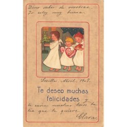 n°26885 - Carte Gaufrée -...