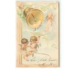 n°12936 - Anges sonnant une...