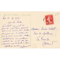 n°26908 - Nouvel An - Bonne Année - Couple d'enfants s'embrassant sur un champignon