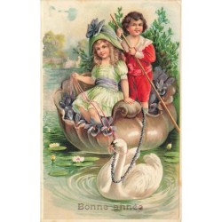 n°26909 - Carte Gaufrée -...
