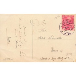 n°26931 - Nouvel An - MM Vienne 1100 - Flatscher - Ange se cachant derrière des rideaux