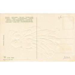 n°26944 - Carte Gaufrée - serie 8624 - Jeune couple hollandais au bord de la mer - Canne à pêche