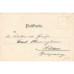 n°26950 - Animaux habillés - Style Wain - Stroefer's Serie V  n°5271 - Couple de chats en tenue de bal