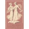 n°26954 - Illustrateur - MSM - Statue de deux jeunes femmes