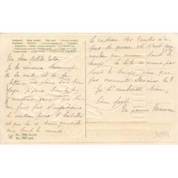 n°26971 - Carte Gaufrée - Flatscher - Heureuse Année - Enfants assis sur une pendule