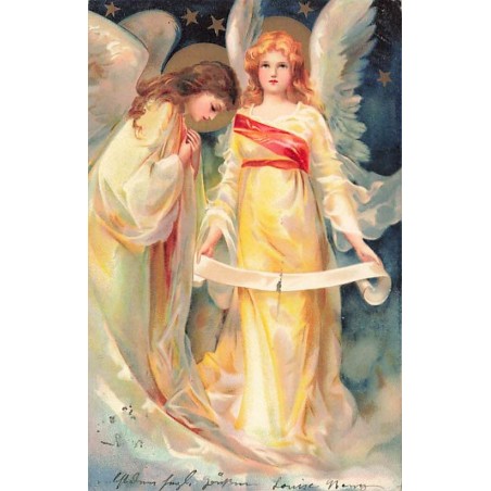n°26989 - Clapsaddle - Deux Anges Gardiens