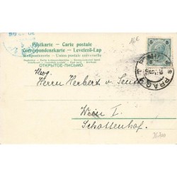 n°27000 - Fantaisie - Homme voulant couper un champignon humanisé
