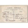 n°27001 - Carte Brodée avec rabat - Fleurs Pensées et Marguerite