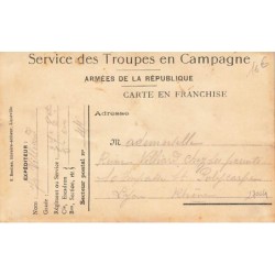 n°27004 - Carte Brodée - Souvenir de Lorraine 1916 - Fleurs et Croix de Lorraine