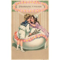 n°27012 - Carte Gaufrée -...
