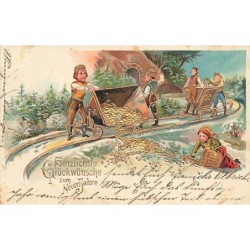 n°27028 - Carte Gaufrée -...