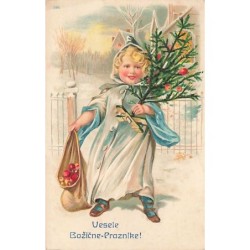 n°27035 - Carte Gaufrée -...