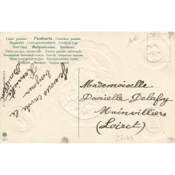 n°27043 - Fantaisie - Souvenir - Portrait d'une fillette ans un médaillon