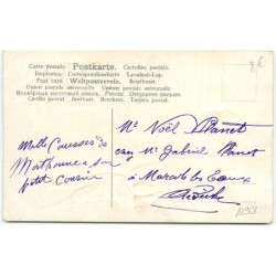 n°12968 - Carte Gaufrée - Enfants et des poussins