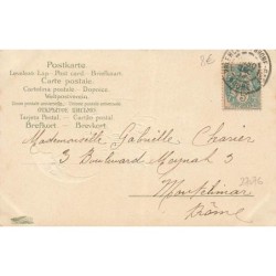 n°27076 - Nouvel An - Bonne et Heureuse Année 1905 - Enfants faisant une ronde - lune