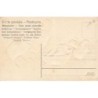 n°27083 - Carte Gaufrée - Heureuses Pâques - Poussins habillés se promenant