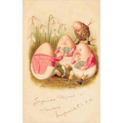 n°27086 - Pâques - Oeufs...