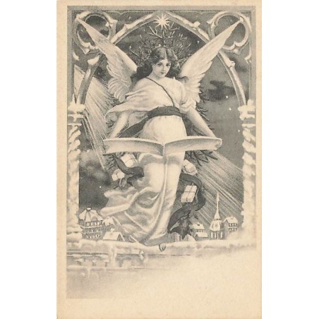 n°27088 - Ange - Ange gardien lisant