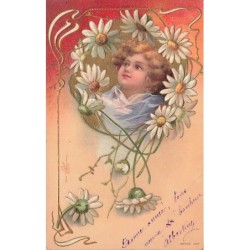 n°27089 - Carte Gaufrée -...