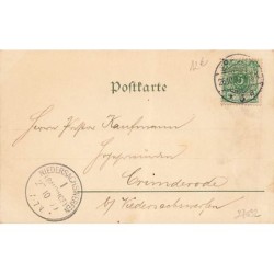 n°27092 - Art Nouveau - Niemeyer - Glückspilze - Femme portant un panier rempli de champignons