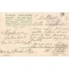 n°27095 - Carte Gaufrée - Fantaisie - Jeune femme tenant une gerbe de fleurs