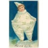 n°12976 - Carte Gaufrée - Clapsaddle - Herzlichen Glückwunsch zum Neuen Jahre - Enfant