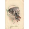 n°27127 - MM Vienne n°234 - Joyeuses Pâques - Teckels sortant des oeufs avec des branches de coton