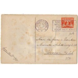 n°12980 - Carte à système - leporello - Gelukkig Nieuwjaar - Enfants sous une pluie de pièces