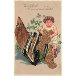 n°27135 - Carte Gaufrée -...