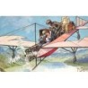 n°27162 - Illustrateur Arthur Thiele - Couple s'embrassant dans un avion, partant en voyage avec des bagages