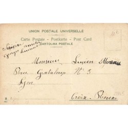 n°27165 - Fantaisie - Art Nouveau - Jeune femme dans une barque