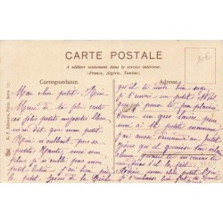 n°27169 - Joyeux Noël - Ange sous un arbre, près d'une fenêtre de maison