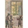 n°27170 - MM Vienne 230 - Joyeux Noël - Enfants regardant par une fenêtre, un sapin décoré