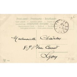 n°27176 - Joyeuses Pâques - Lièvre habillé, tenant une lettre